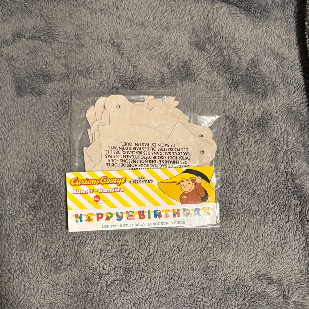 Curious George Birthday Banner